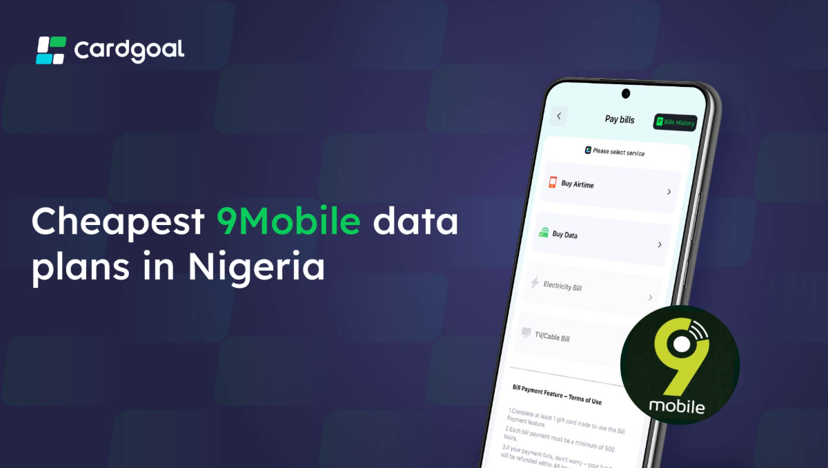 Cheapest 9Mobile data plans in Nigeria?